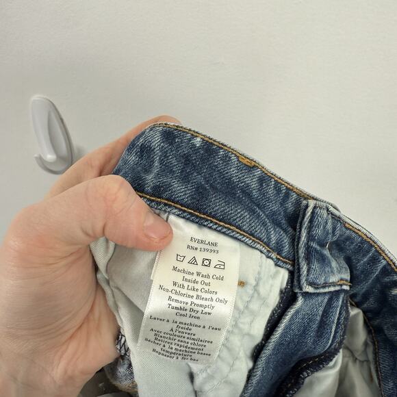Everlane The Curvy Way High Jeans Light Sky Barrel 27" NEW Womens 31 - Picture 8 of 9